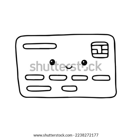 Outline contour. Doodle style. Hand drawn. Simple shapes. Design element. Vector illustration isolated on white background.