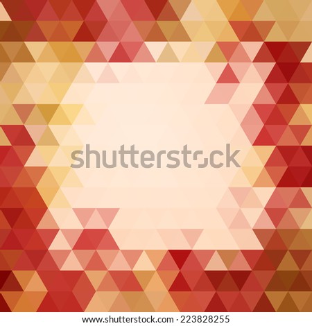 Abstract background of triangles. Vector illustration
