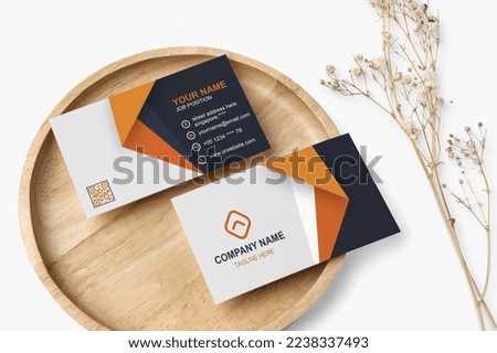 Business card design template pic