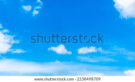 cloudy blue sky as background