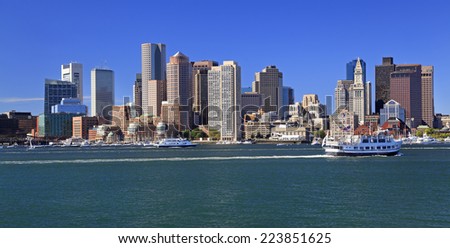 Boston skyline, USA