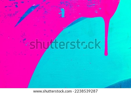 Closeup of colorful urban wall texture. Modern pattern for wallpaper design. Creative urban city background. Abstract open composition. Royalty-Free Stock Photo #2238539287