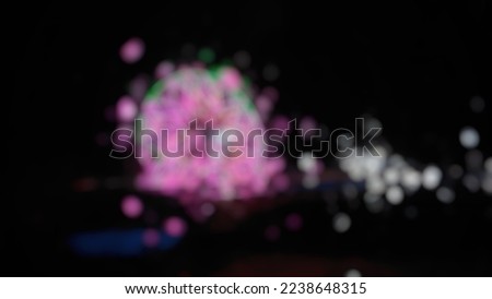 defocused photo abstract background of street lights