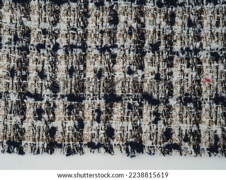 colorful fabric surface of tweed patterns, wool, acrylic, others