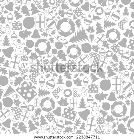 Structure a snowflake. A vector illustration