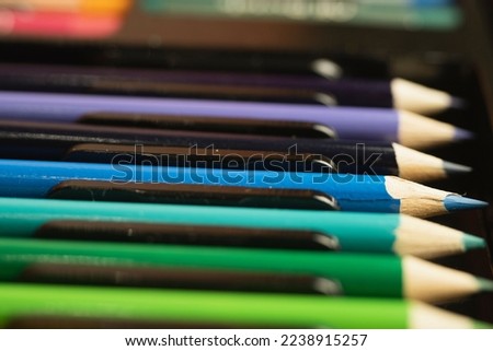 children's drawing pencils, a set for children's creativity.
