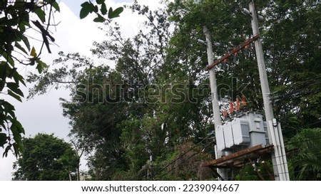 This is the picture of an electricity transformer in Indonesia.