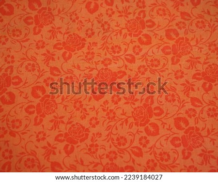 Beautiful pink color flower illustration fabric for decoration and background