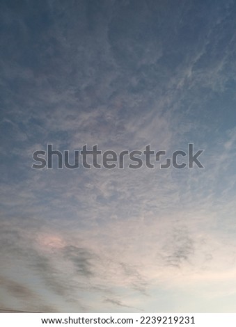The sky with soft white clouds 1