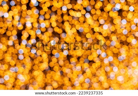 Abstract Christmas lights bokeh background. New Year