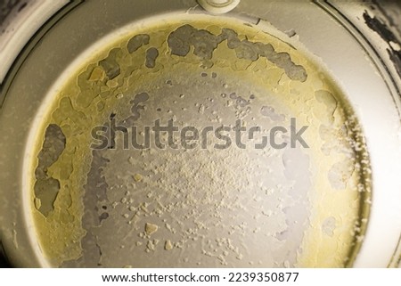 Limescale in Kettle - Scale Buildup in Your Water Heater Royalty-Free Stock Photo #2239350877