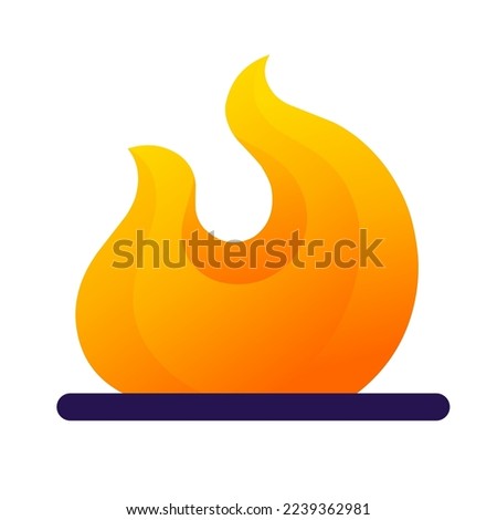 fire icon Logo design. vector design and company logo, for your business