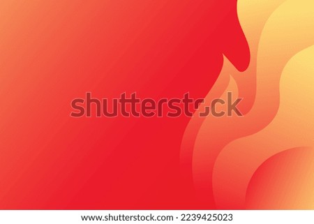 Red Fire Gradient Vector Background