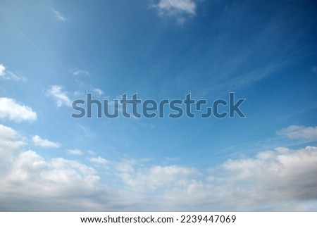 beautiful sunny cloudy sky as part of the landscape
