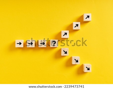 Decision tree or path. Choosing a path in business or life. Solution alternatives for a problem or alternative path options. Royalty-Free Stock Photo #2239473741