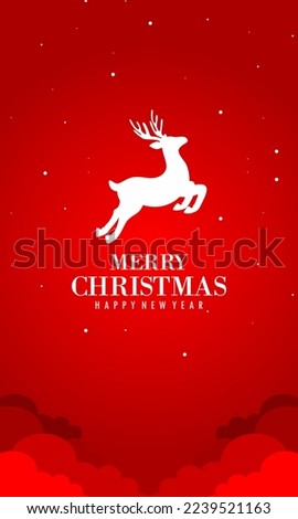 Christmas vector card design simply elegant