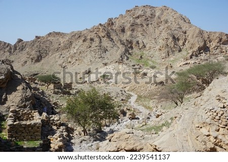 Panoramic scenery in Al Halad village 