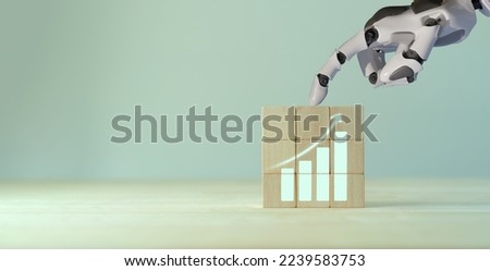 Achieving exponential growth through digital transformation concept. Increasing arrow, the exponential curve of progress in business performance. Investing digital tools, transformative technologies. Royalty-Free Stock Photo #2239583753