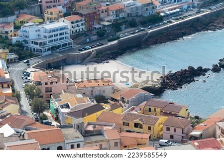 Castelsardo, Sardinia, Italy beautiful town on top of a hill. High quality photo