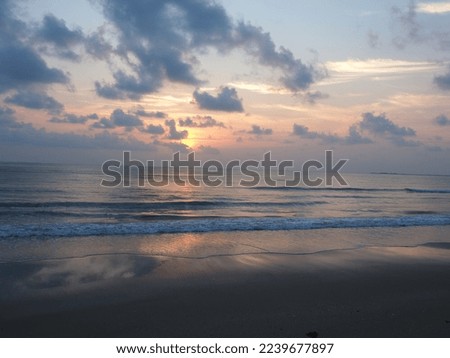 sunrise on the beach thailand