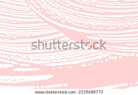 Grunge texture. Distress pink rough trace. Fetching background. Noise dirty grunge texture. Exquisite artistic surface. Vector illustration.