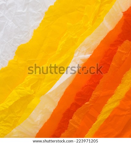 orange and yellow paper design