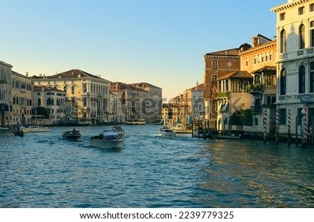 Grand Canal from Ponte dell'Accademia, Venice, Italy 