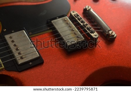 Red Sparkle Vintage Electric Guitar