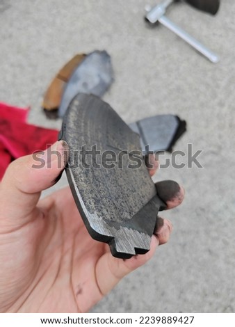 brake pads sport car after use five years 