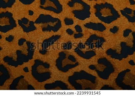 image of leopard textile background 