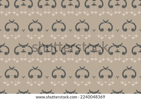 Ikkat or ikat design batik textile seamless pattern digital vector design for Print saree Kurti Borneo Fabric border brush symbols swatches party wear