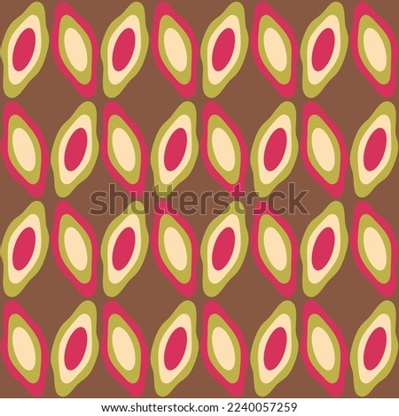 Simple flat abstract ornament will decorate any surface or thing and make it attractive. Seamless pattern for prints, textile, web, advertising and any design projects.