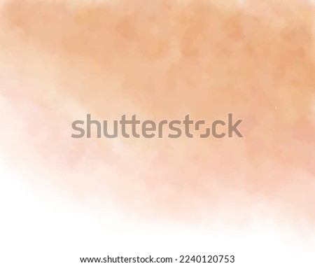this Illustration vector graphic of pastel brown watercolor