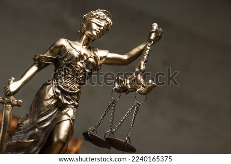 Law and justice concept. Mallet gavel of the judge, scales of justice, books. Copy space for text	