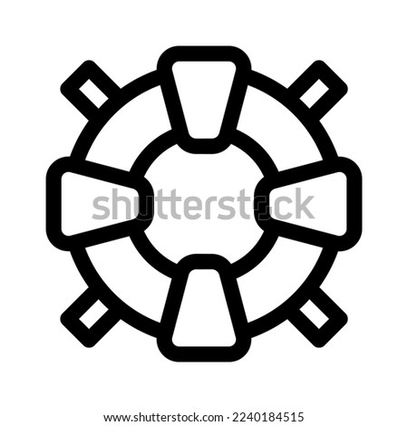 lifebuoy icon or logo isolated sign symbol vector illustration - high quality black style vector icons
