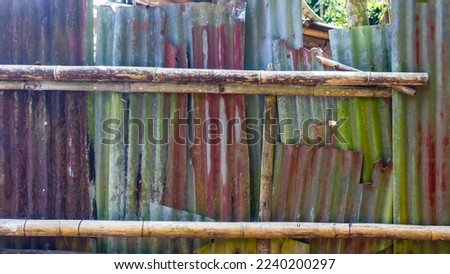 rusty zinc wall as background