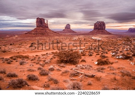 Monument Valley Navajo Tribal Park photos on a road trip Royalty-Free Stock Photo #2240228659