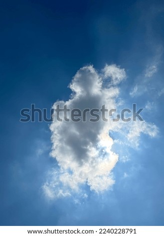 Picture of clouds covering the sun