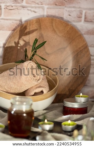 Honey massage accessories and absolute relaxation