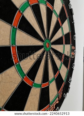 Dart Board and Shooting the Target