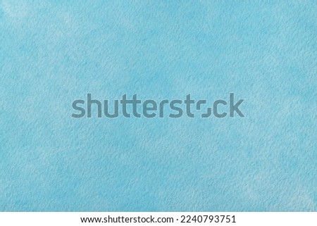 Blue watercolor background,  paper texture  