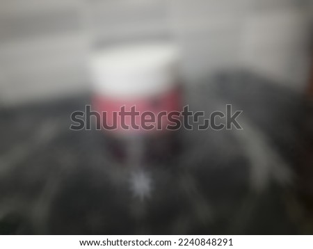 Defocused or blurred abstract background of unknown face cream that is originally produced in Indonesia. It is very popular among Indonesians and it can make our face brigther and softer.