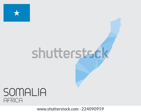 A Set of Infographic Elements for the Country of Somalia