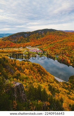 Dixville Notch View from Table Rock - New Hampshire Royalty-Free Stock Photo #2240956643