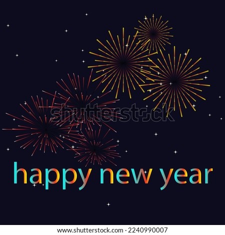 Who is ready to clarify?

background illustration dotted abstraction happy celebration holiday fireworks new year design decoration bright blue stars