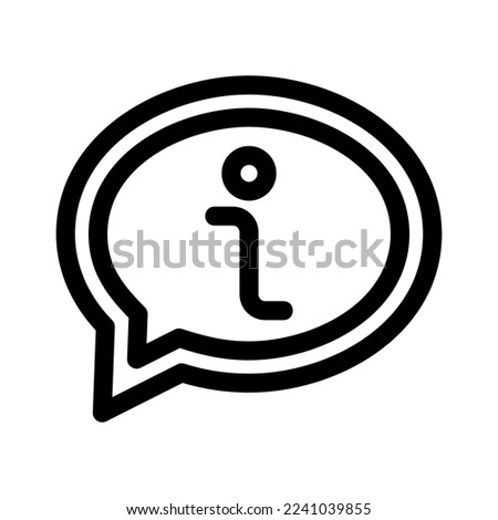 info bubble icon or logo isolated sign symbol vector illustration - high quality black style vector icons
