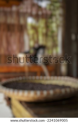Defocused abstract background of coffee. 