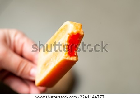 ice cream popsicle with filling