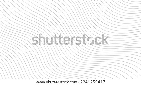 Minimal abstract background. Optical illusion, wavy thin lines. Royalty-Free Stock Photo #2241259417