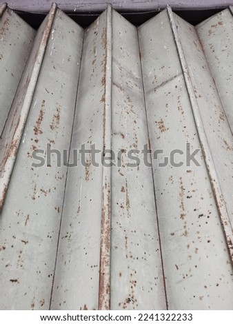 
Old sliding steel door, Old folding metal door gate, close-up old metallic door, rusty steel door
